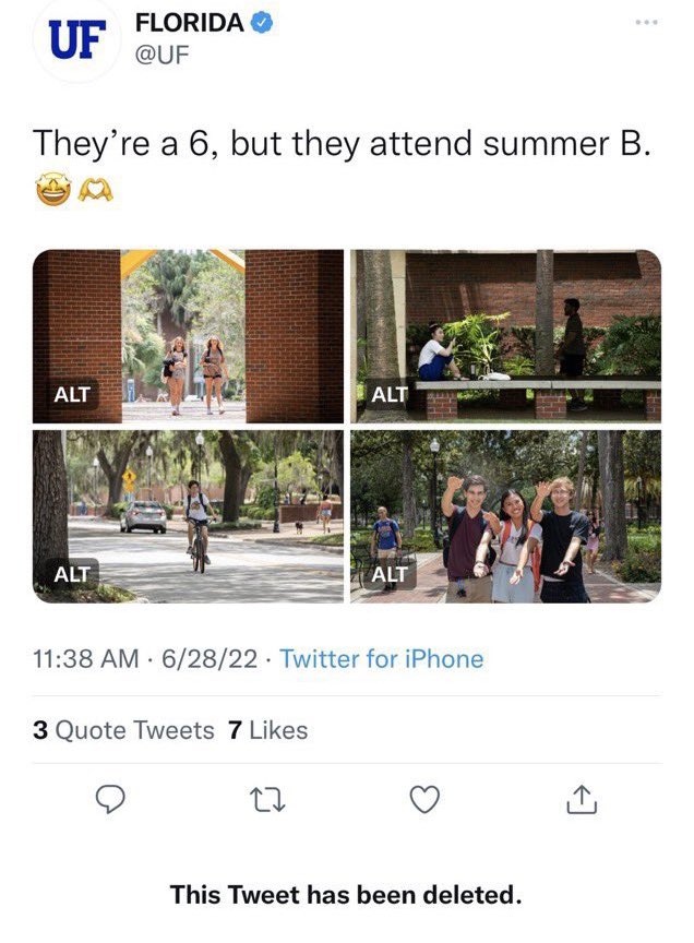 FSU_Barstool's tweet photo. Remember when UF called their students ugly https://t.co/fiwerXwtED