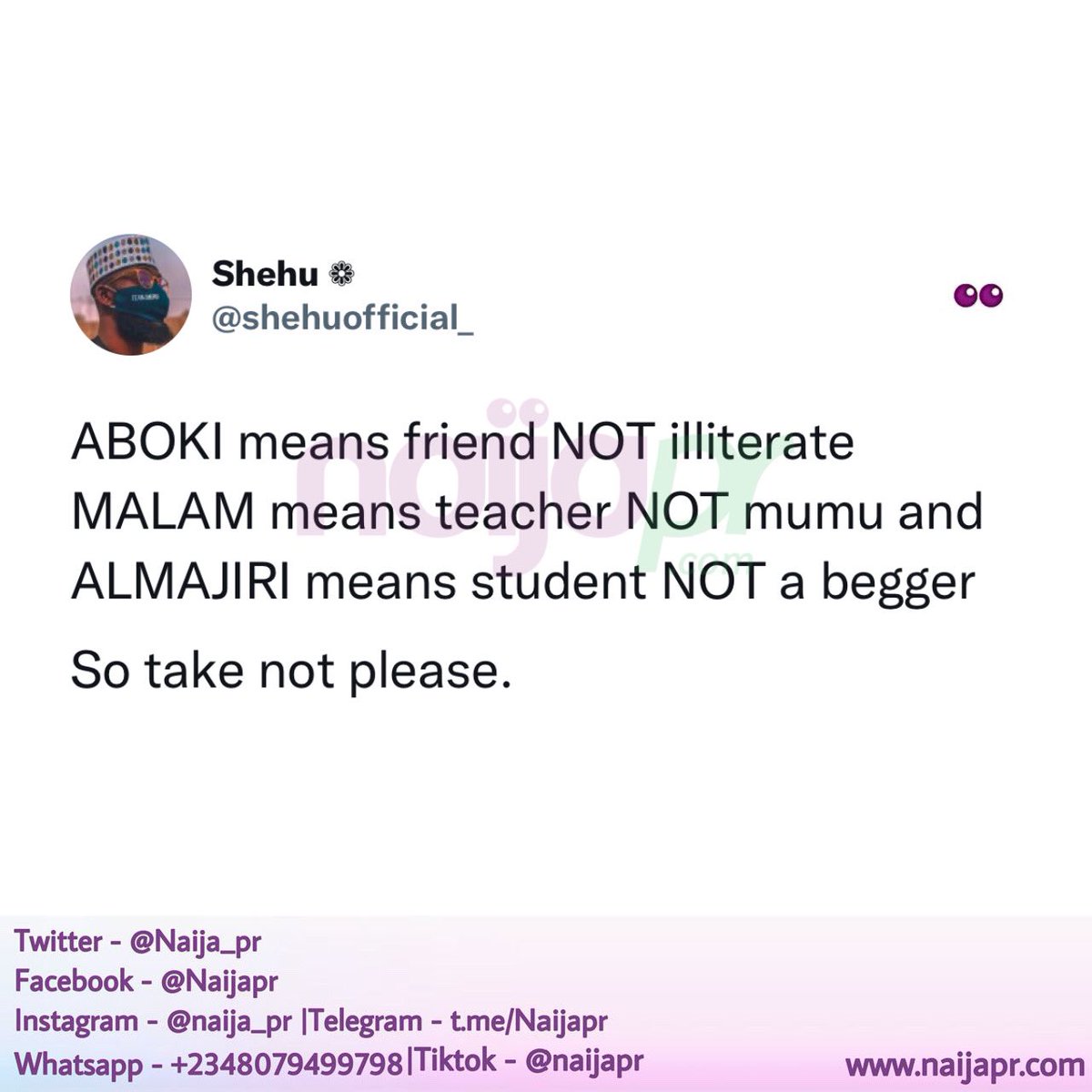 Naija_PR's tweet photo. Take note ✍🏽 https://t.co/5xfGHqbOxp