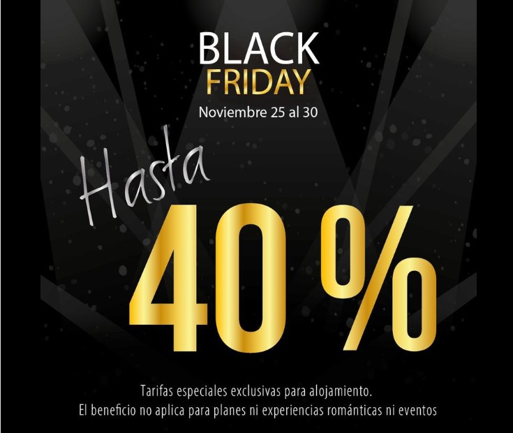 Del 25 al 30 de Noviembre reserve su alojamiento en Lancaster House con descuentos hasta del 40%
Aproveche los black days de Lancaster House
☎️ 601 629 1100
#Cybermonday #BlackFriday #DescuentoenAlojamiento #TarifasEspeciales #DescuentosEspeciales #AlojamientoenBogota #bogotatrip
