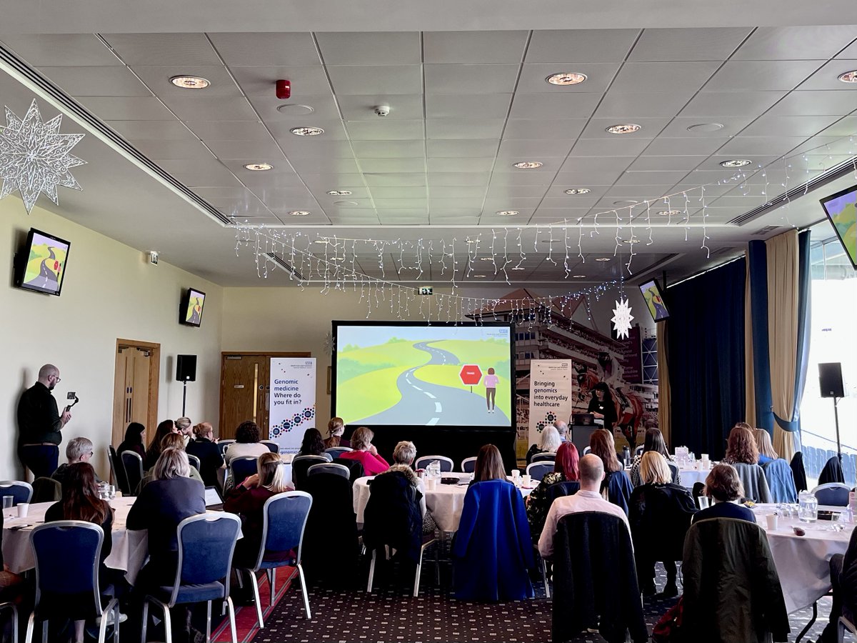 NEYGenomics's tweet photo. A 'WORLD' PREMIER 
An exciting first for the team (&amp; audience) was the chance to show the 1st of a series of films they've developed for patients covering the main reasons that a referral to a fetal medicine clinic will have been made. @kellycohenLeeds @JenCampbellKhan @NHSgms https://t.co/oXRCewebLC