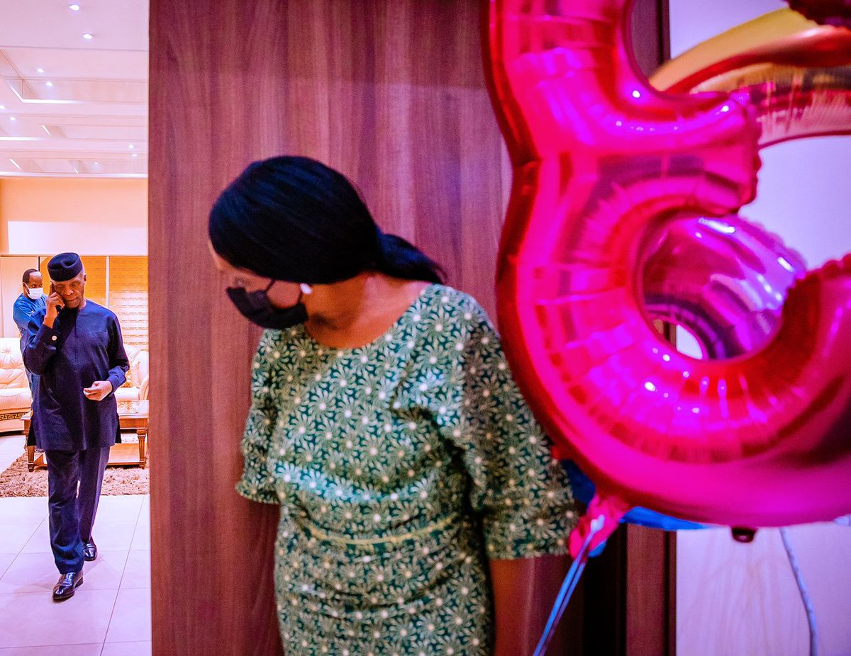 ProfOsinbajo's tweet photo. To the love of my life, Dolly, 33 great years on! Happy Anniversary my love.

#ForeverWalkingwithYou @dolapoosinbajo https://t.co/eUEKreI8CY