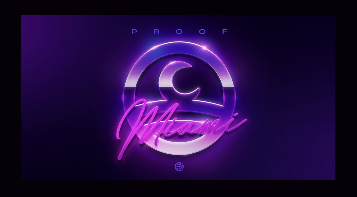 See you next Friday for the PROOF Day Lounge in Miami! Come hang. All. Day. Long. Drop in to meet the team and your community. Enjoy snacks and drinks on us! Expect some fun surprises, swag, sneak peeks at Mythics art, and more! Register here: events.proof.xyz/art-basel-miam…