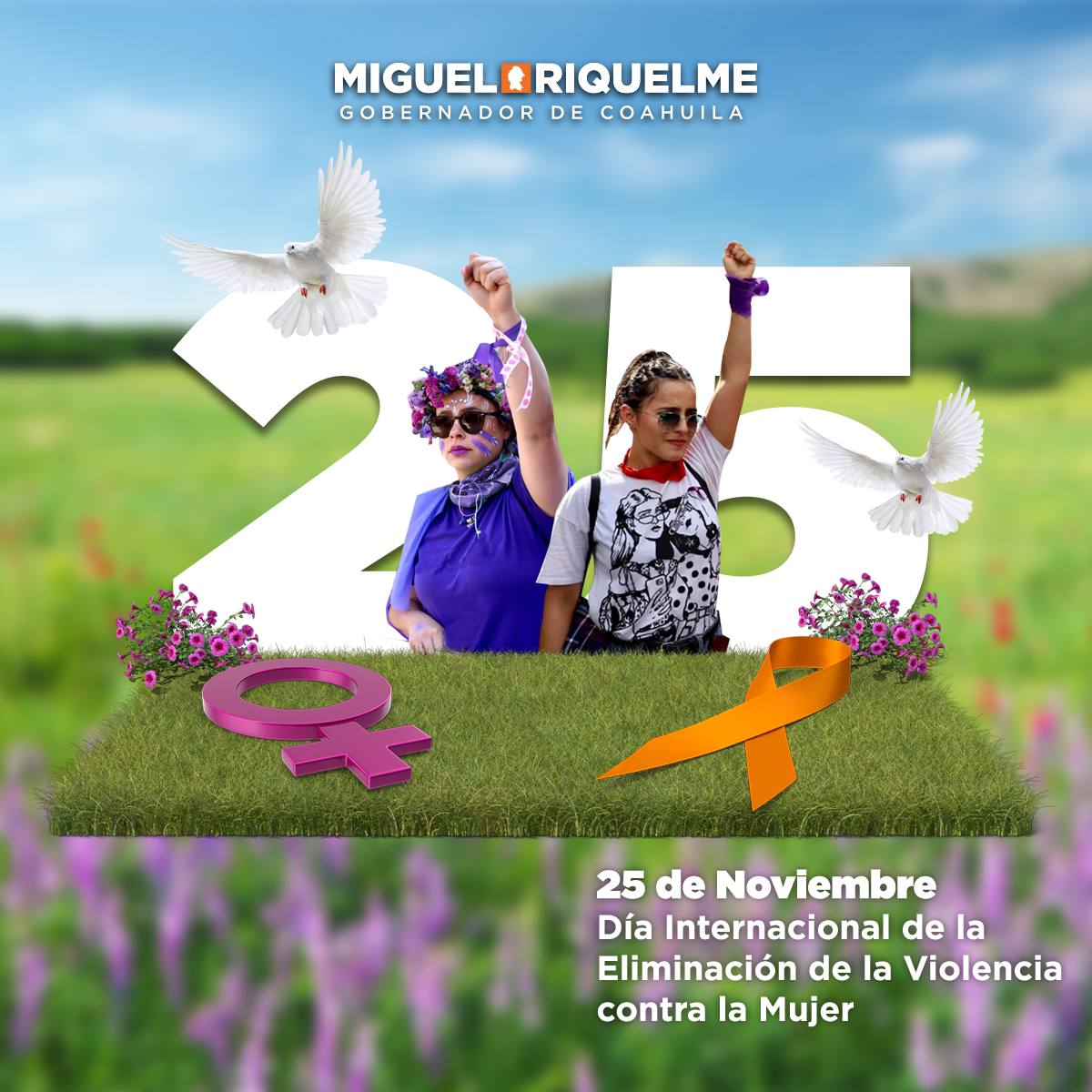 📌 Hoy #25deNoviembre se conmemora el Día Internacional de la Eliminación de la Violencia contra la Mujer 🟠. En #Coahuila, hemos dado pasos importantes y sólidos para impulsar la igualdad de oportunidades y evitar la discriminación de género. (1/2)