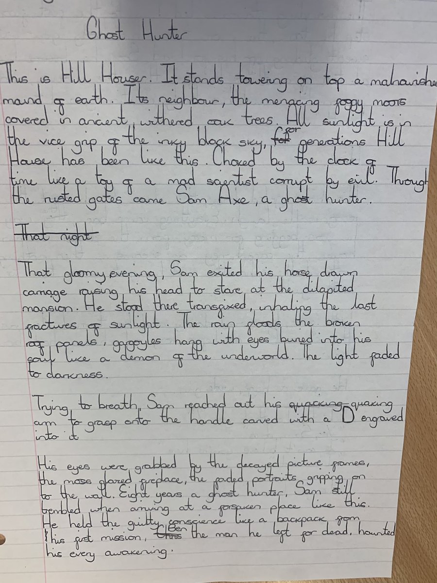 Our year 8 students were fortunate to work with the excellent Alan Gibbons recently. Alan is a professional writer and his wonderful writing workshop really helped to improve the quality of student’s creative pieces. Well done to you all 👏🏼✍🏽
