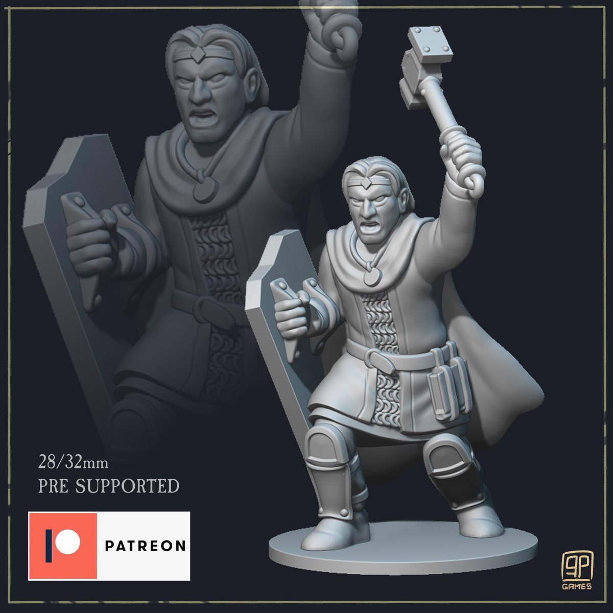 New mini up on my Patreon! Go check it out ;)
patreon.com/qrolanp
#3Dprinting #tabletopgaming #tabletopwargaming