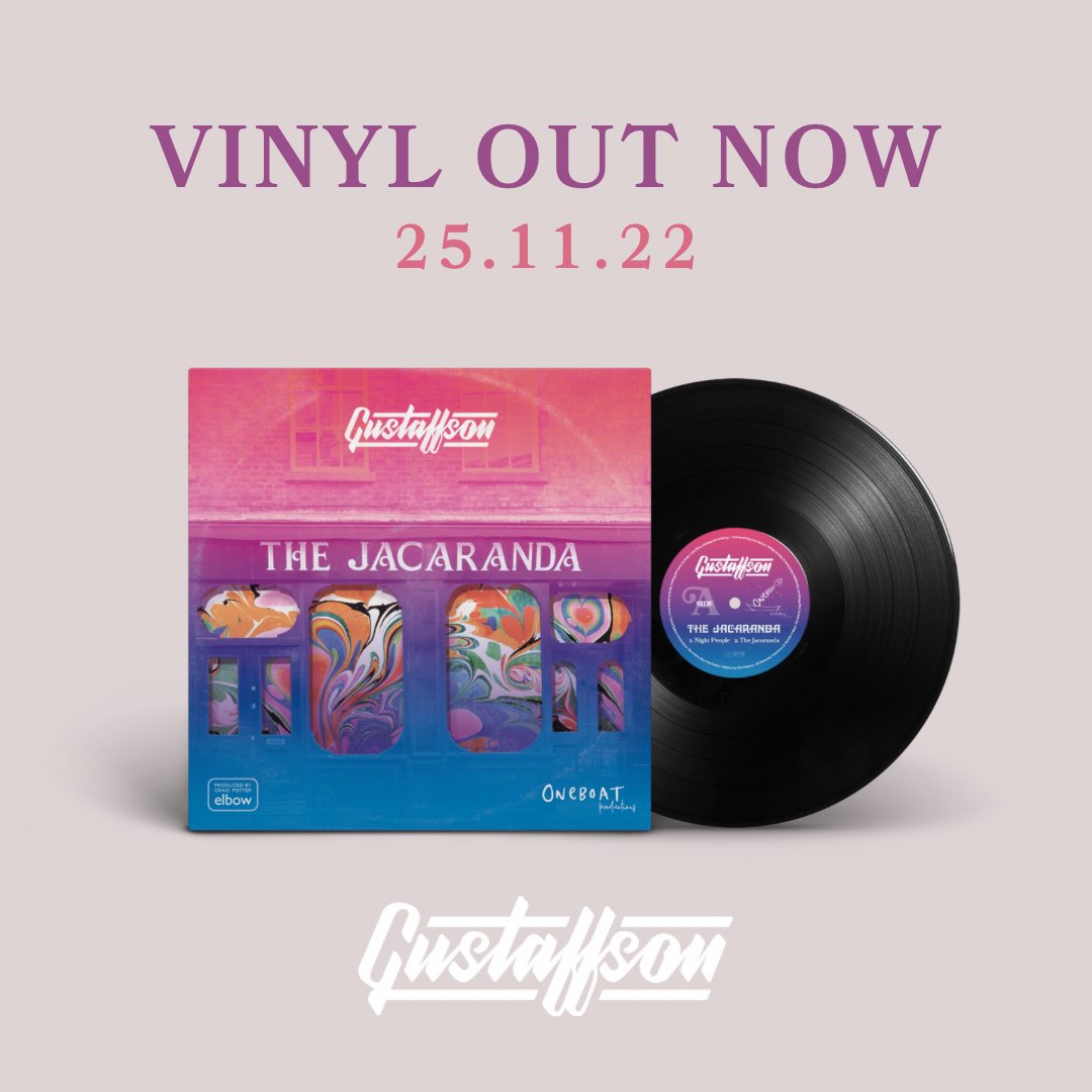 Today is our OFFICIAL vinyl release day! 📣 📣 📣 

Visit our website and buy your ‘The Jacaranda’ EP now!
(Link in bio)

Remember our first 100 vinyls will be signed by @theandrewgower and all <a href="/thegustaffsons/">Gustaffson</a> 

Our record is also available to buy <a href="/jacrecordstore/">Jacaranda Record Store</a> in Liverpool!