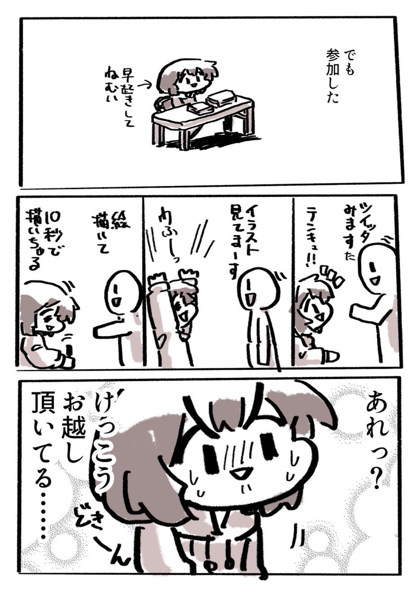 これは今年2月のコミティアに参加したときのレポ漫画
#創作漫画 #漫画が読めるハッシュタグ 