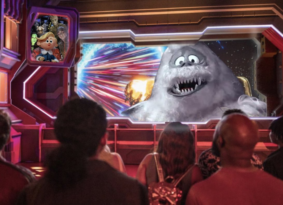 FakeDisneyFact's tweet photo. The Cosmic Rewind Holiday overlay goes crazy https://t.co/Suapy7W6hq