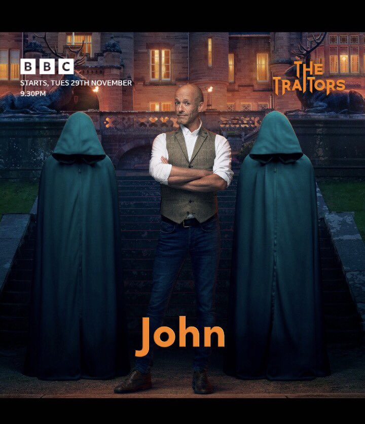 Brand new #TheTraitors starts NEW WEEK! 

Am I a Traitor? Am I a faithful? All will be revealed on Tuesday 29th November at 9.30pm <a href="/BBCOne/">BBC One</a> and <a href="/BBCiPlayer/">BBC iPlayer</a>