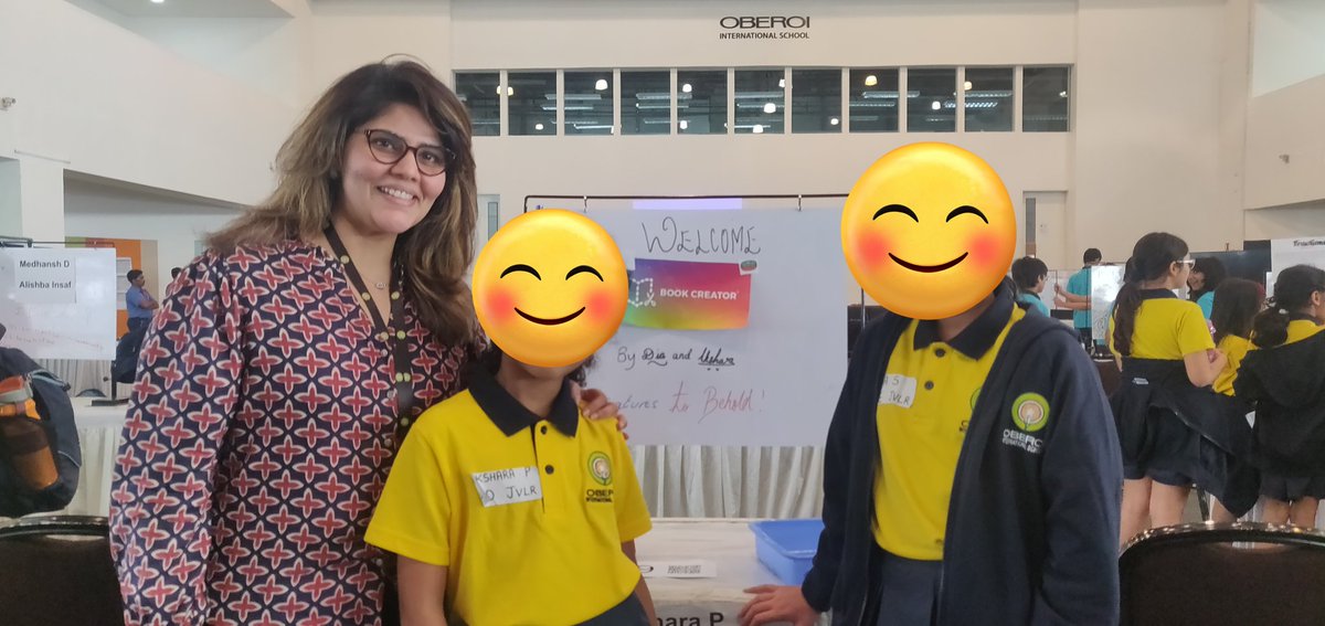 Students presenting at EdTech. It was a thrill to see the enthusiasm to share their learning. 3 cheers for our young learners. Hiphiphurrayy! #COL22 #OISCOL22 <a href="/OISLearningHub/">OISLearningHub</a> <a href="/ois_primary/">OIS Primary</a> <a href="/peducharme/">Paul Ducharme</a> <a href="/murphypmj/">Peter Murphy</a> <a href="/lisakatehughes/">Lisa</a> <a href="/archana2804/">Archana Gera</a> <a href="/veenadsilva/">veena Dsilva</a> <a href="/ruchi21m/">Ruchi Mahale</a> @MrSidney_EdTech