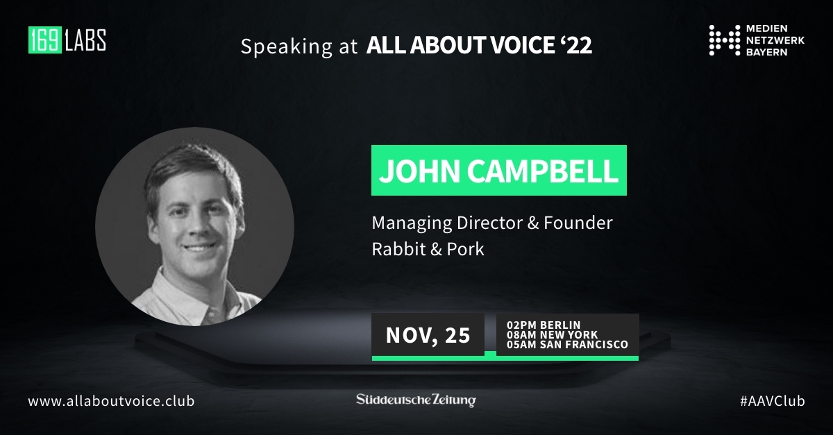 We're ready for our next lightning talk. Let's listen to <a href="/johnpcampbell/">John Campbell</a> (<a href="/rabbit_andpork/">Rabbit & Pork</a>) speak on Voice Search Engine Optimization 🔍! Join here: hopin.com/events/all-abo… #AAV22 #AAVClub