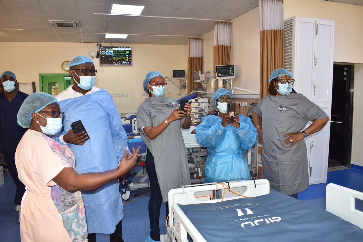 Cohort 9 Participants of the Healthcare Management Programme (HMP) of The Enterprise Development Centre (EDC), Pan-Atlantic University Visit FMC Ebute-Metta, Lagos.