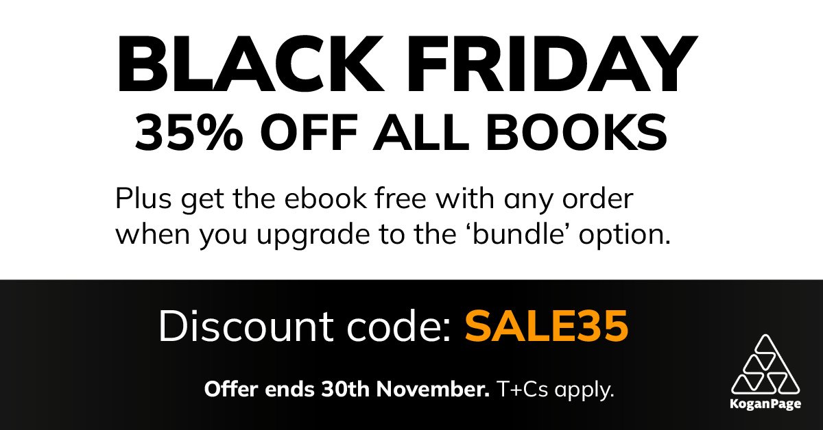 CIPD's tweet photo. Today is Black Friday! π£
Save up to 35% off on all books at @KoganPage from 23rd - 30th November.
There hasn't been a better time to build on your collection of learning materials.
Shop here: https://t.co/oQNEsK6TWH
#CIPDStudents #CIPDLearners #LearningMaterials #Books https://t.co/h6clH4g0Vx