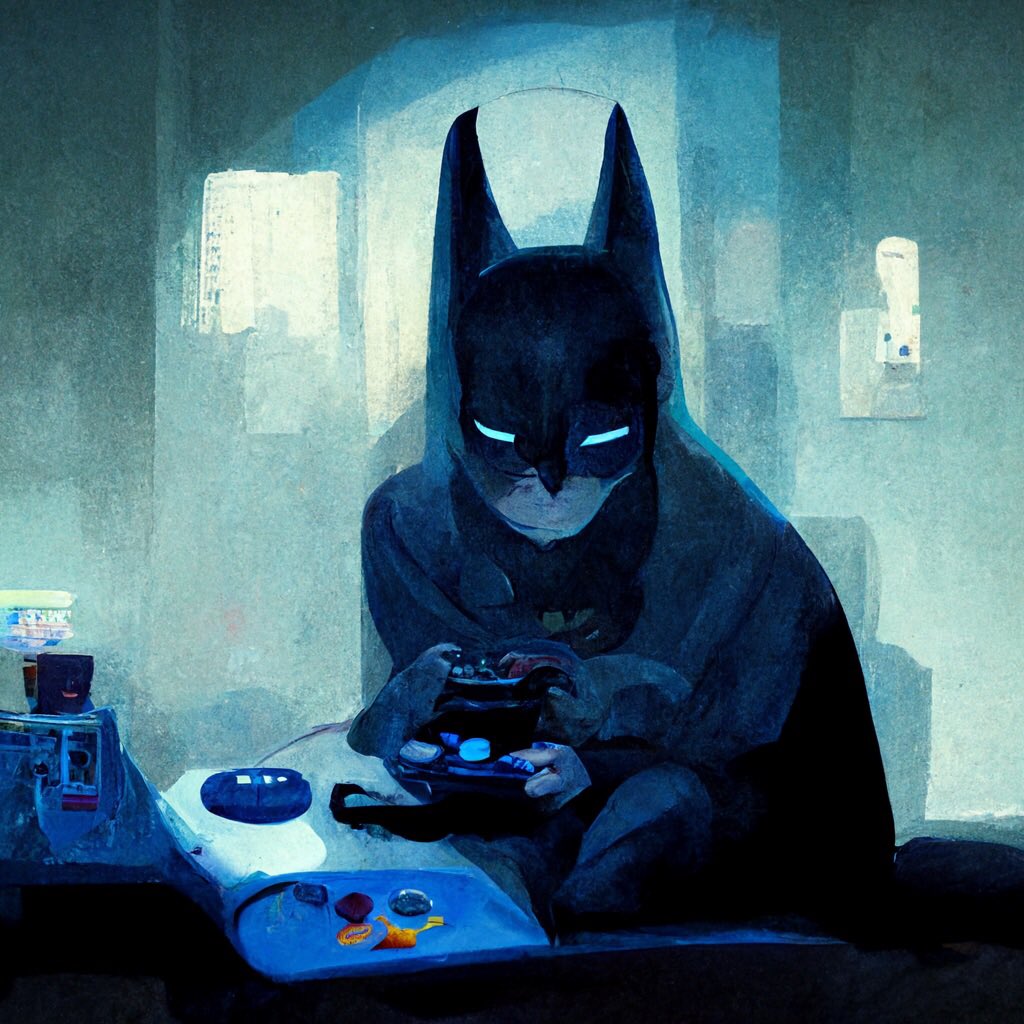 *Batman voice* - Wanna play mario kart? #midjourney