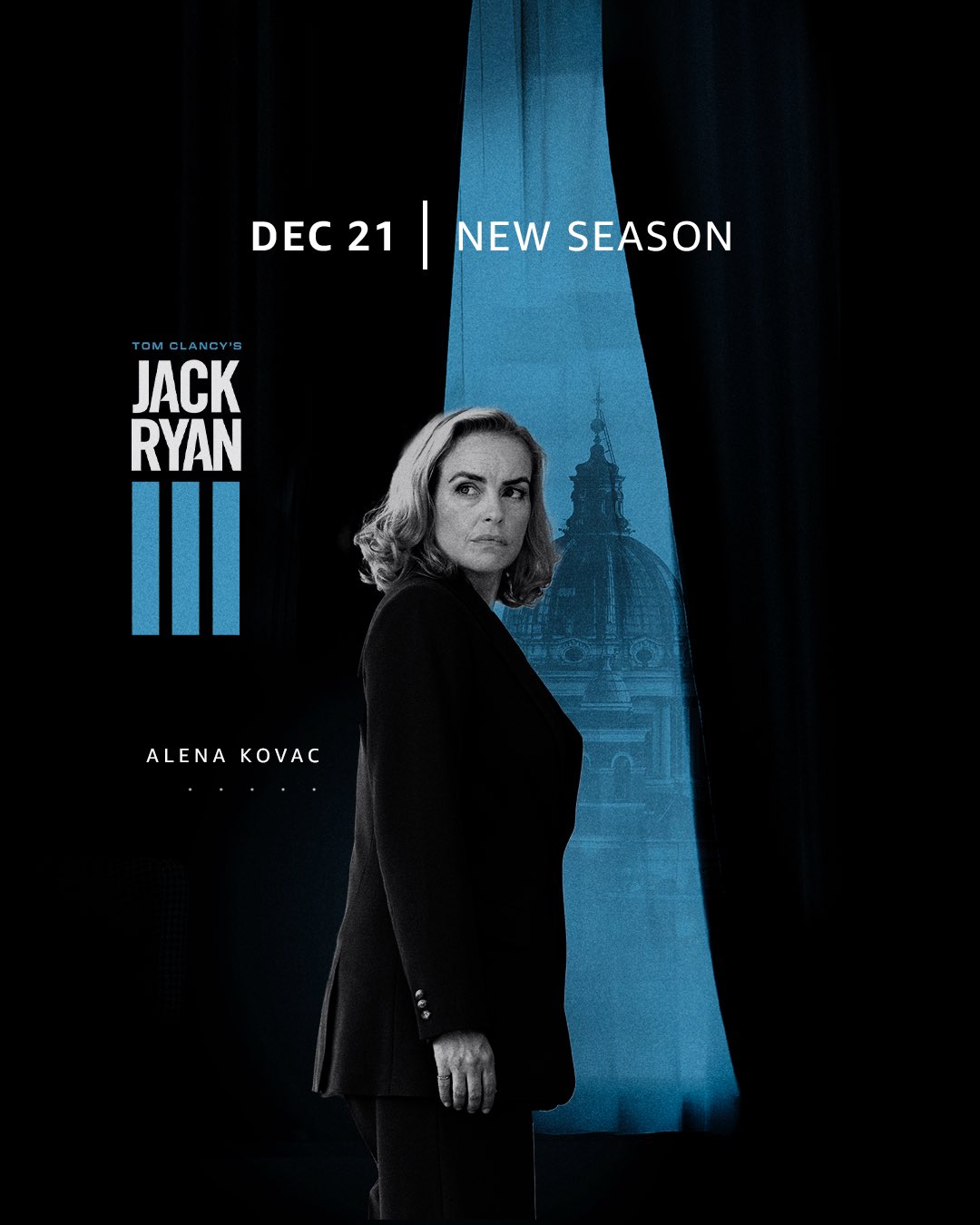 Nieuwe Jack Ryan S3 karakterposters op Amazon Prime Video
