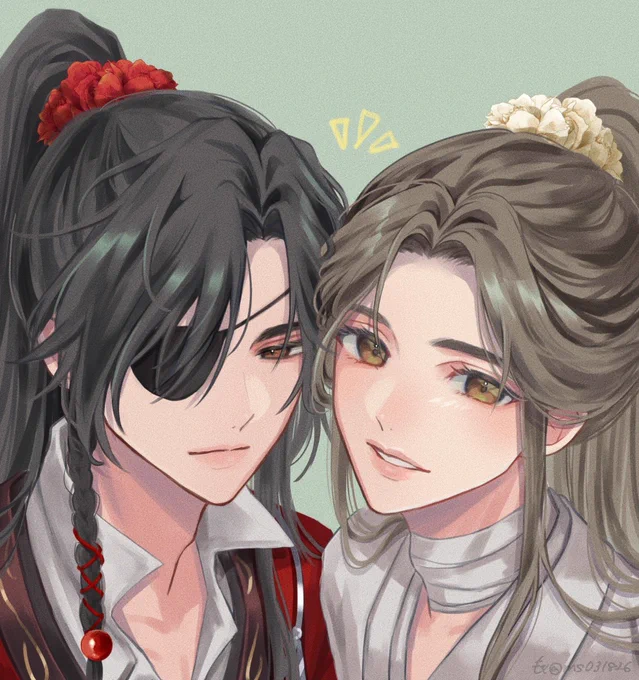 お揃いポニーテール#tgcf 