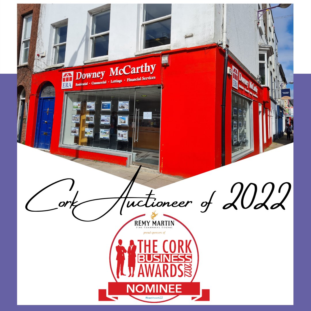 Looking forward to attending The Cork Business Awards tomorrow night! We are up for the Cork Auctioneer of 2022 Award - wish us luck 🤞🏆 <a href="/BusinessCork/">Business Cork</a> 

eracork.ie