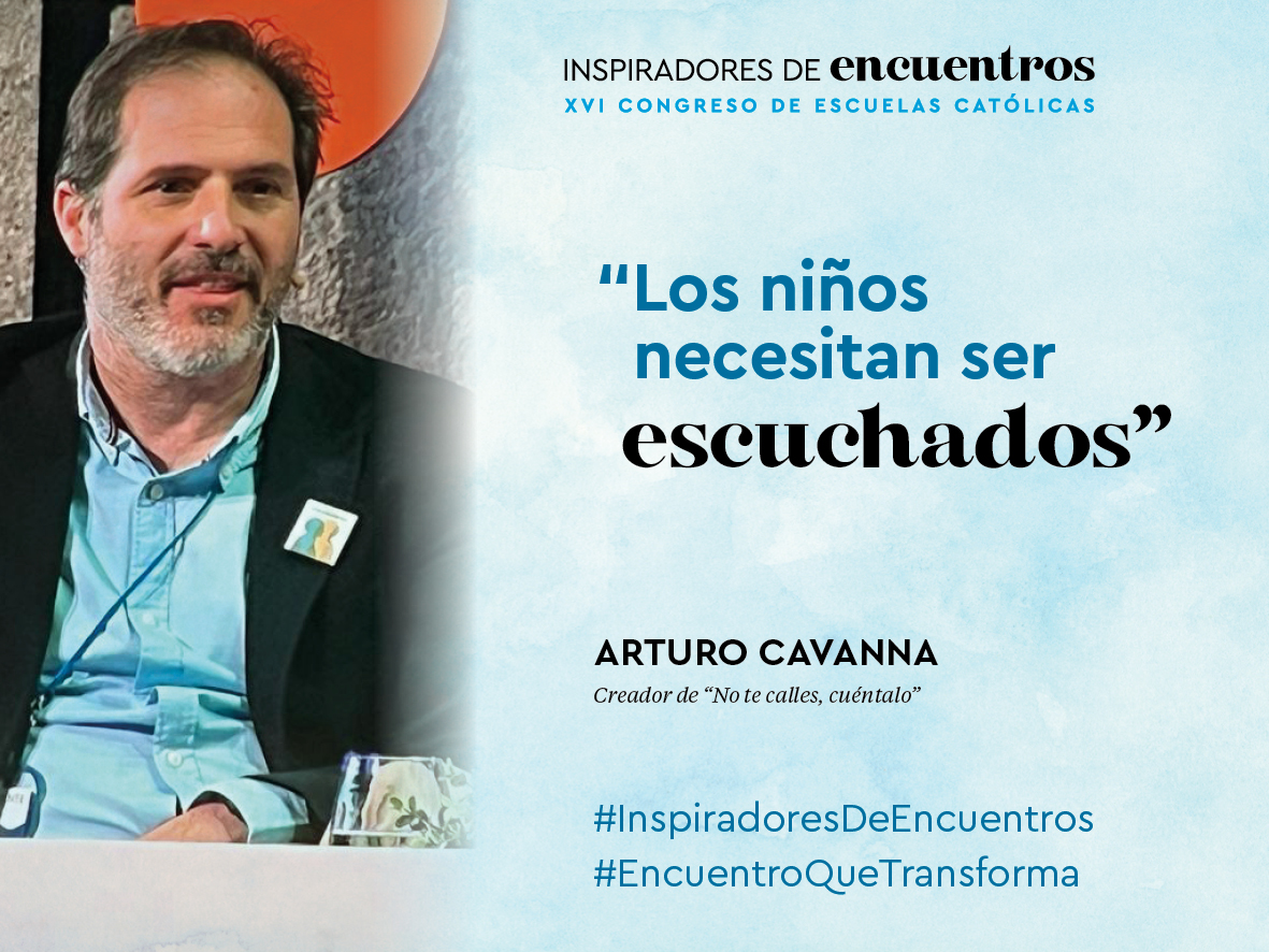 “Los niños necesitan ser ESCUCHADOS"
<a href="/ArturoCavanna/">Arturo Cavanna ツ</a> en #EncuentroQueTransforma 
#InspiradoresDeEncuentros