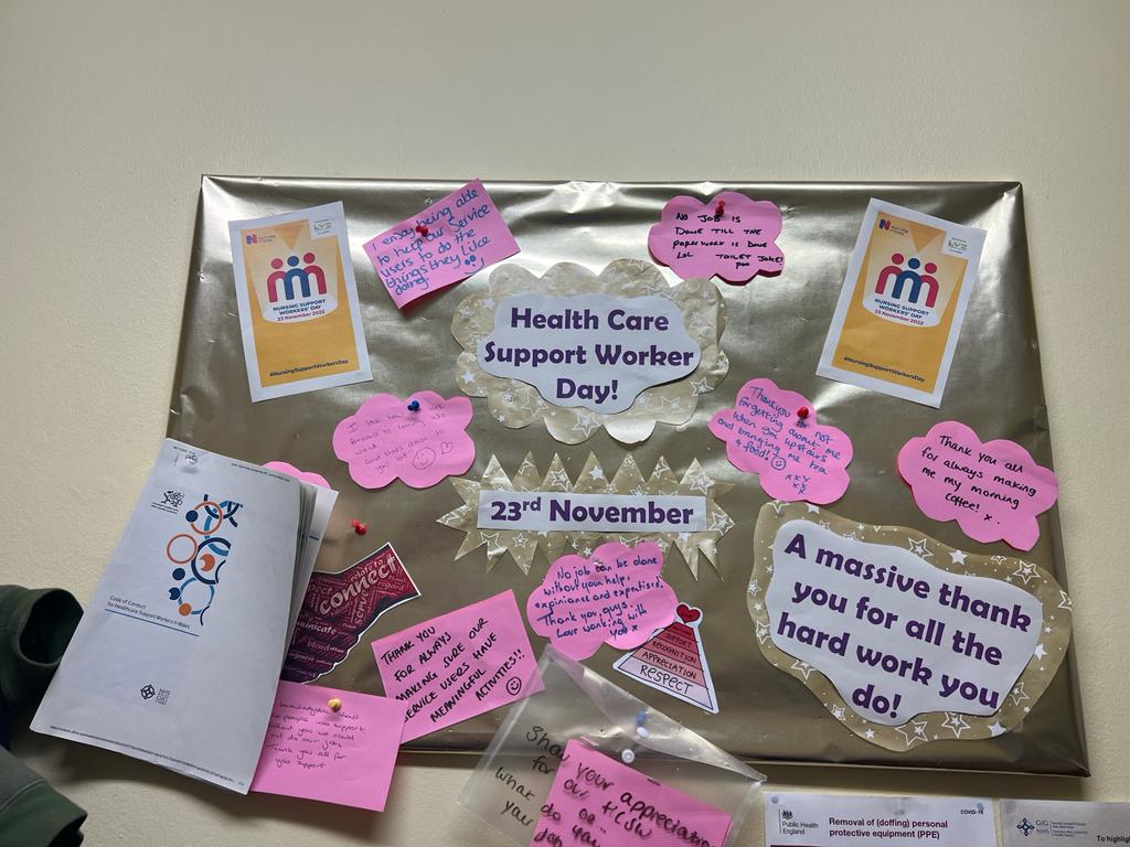 Spent this week celebrating #HCSWday ! Making sure the HCSW code is accessible to our team and showing our appreciation and support for our amazing HCSW! 🥰🥰