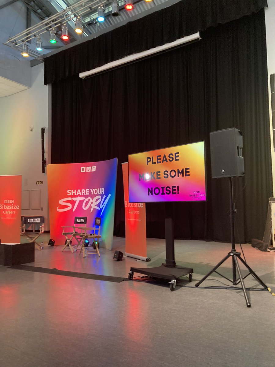 PendleVale's tweet image. We welcomed #BBCSHAREYOURSTORY this morning providing careers support to KS3