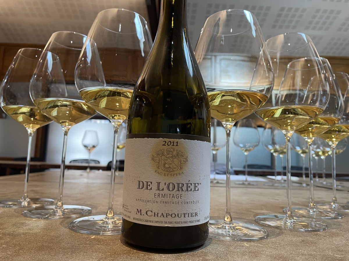 Verticale ⁦<a href="/M_Chapoutier/">Maison M. CHAPOUTIER</a>⁩ cuvée De L’Orée Ermitage ⁦<a href="/TerredeVins/">Terre de Vins</a>⁩ ! Rendez-vous dans le magazine de mars !