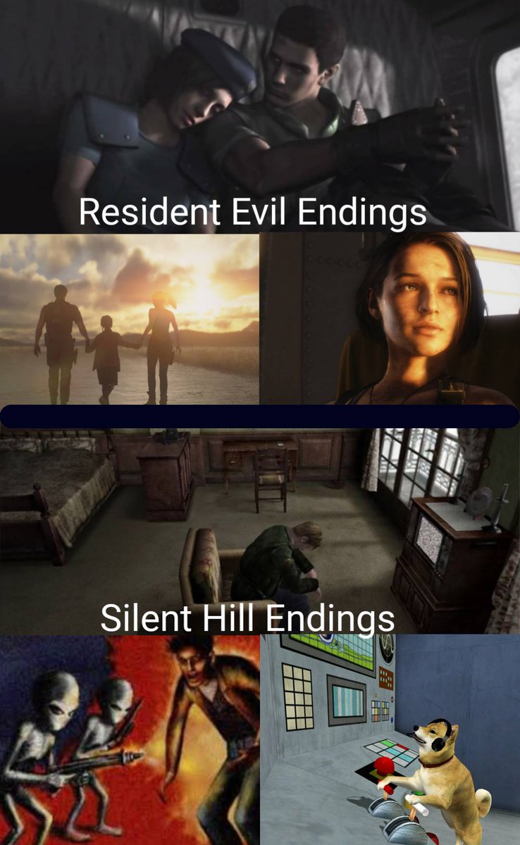 I'm looking forward to more wacky Silent Hill endings in 2023...

#SilentHill #REBHFun #ResidentEvil