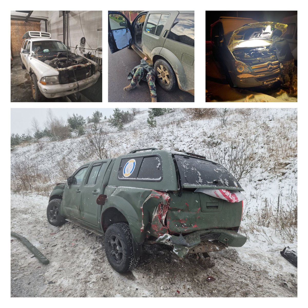 VI BEHÖVER HJÄLP
Motorfel, elfel, saker som ramlar av och kollisioner, allt kostar. Vi har haft otur med fordonen och vi behöver er hjälp att reparera dem. 
Swish: 0727001527 (Johan)
PayPal: paypal.me/medicinukraine
Bankkonto: 8214-9, 974 943 478-4