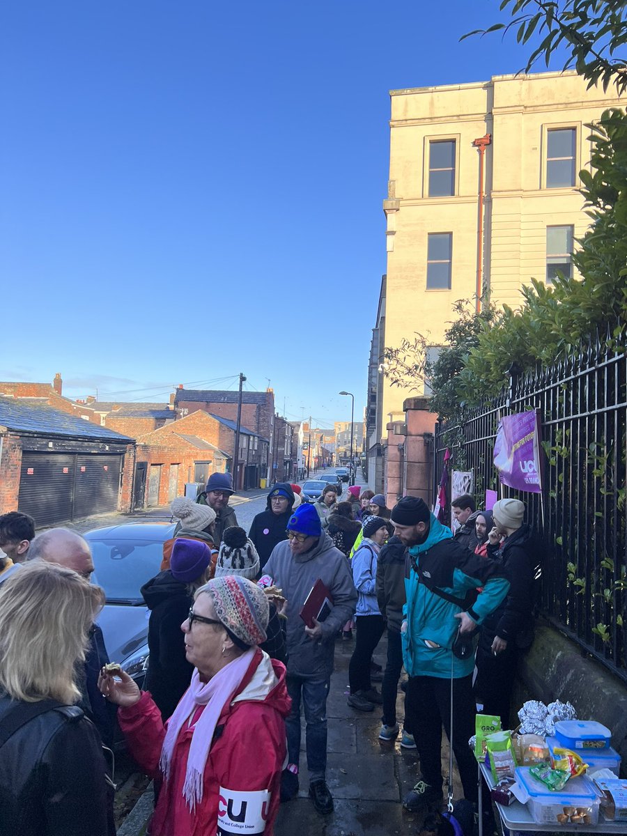 So many important conversations happen on the picket line. We find out where staff are being treated poorly or differently in different departments. Students find out what the working conditions are like for staff. We also have good snacks.