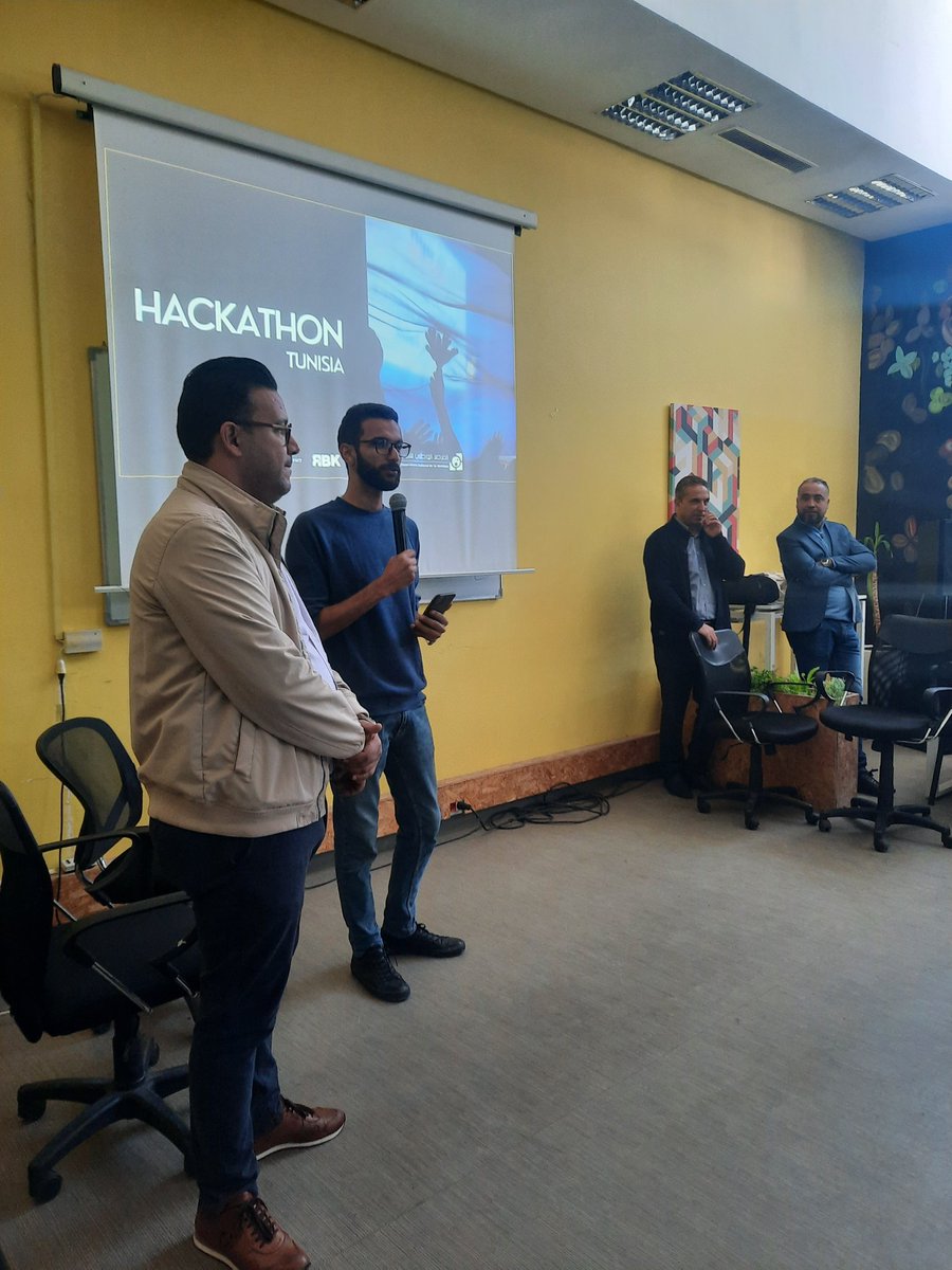 bs_selima's tweet photo. #hackfordemocracy is live🥳
Gathering multiactors to showcase the tech work for  democracy and human rights in Tunisia and abroad before giving the floor to youth to conceptualize an innovative platforom 
#TechforDemocracy #SDG16 https://t.co/UhU0X6jZM6