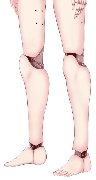 これは足立ズ左半身とおみ足首とみぞおちのところにも関節がある( ͡° ͜ʖ ͡°)σメカメカしてる #足立レイ #進捗 