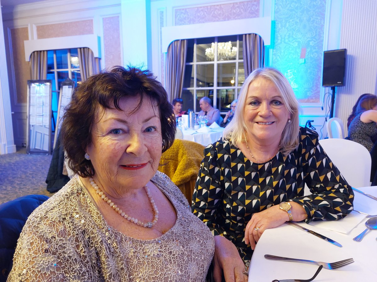 Coiste Maisithe na Rinne -Ring Peninsula Community Group members Joan Clancy and Siobhan Harrison attended the @WaterfordPPN Awards Ceremony in the @ParkHotelDungar last night.
