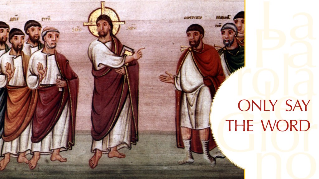 VaticanNews's tweet photo. Gospel of the Day: (Matthew 8,5-11)

"Lord, I am not worthy to have you enter under my roof; only say the word and my servant will be healed."

Read Word of the Day: https://t.co/9qAWdGxsR5 https://t.co/EdSqNWaJhG