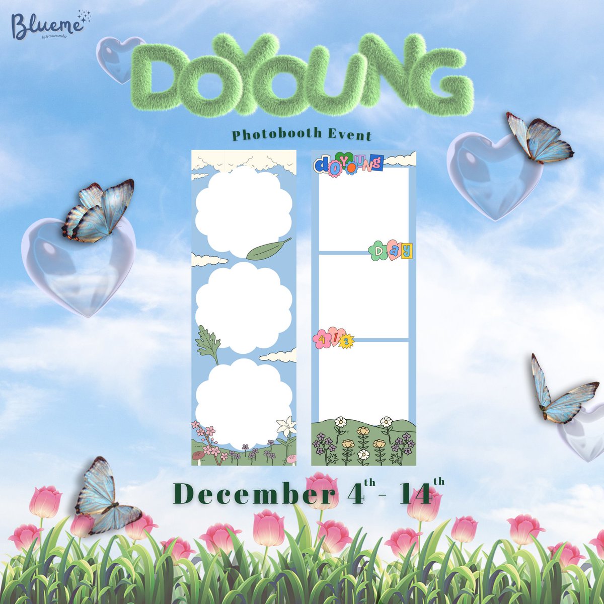 bluemebytm's tweet image. 안녕 TEUME!
Let's celebrate our 삐로통통 prince's birthday, #DOYOUNG!🐰

The photobooth event will be held:
🗓 04.12.2022—14.12.2022
📍@photomaticsid's booths (details on pic)

Let's capture our beautiful moment celebrating #DOYOUNG's birthday with our cute frames!💚