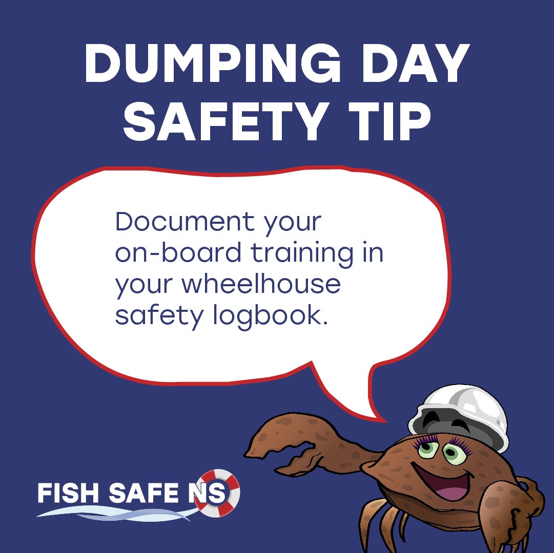 FishSafeNS's tweet photo. Document your on-board training in your wheelhouse safety logbook. 

Visit: https://t.co/2XXhrFo5Tz to get your free copy!

#fishsafens #nsseafoodindustry #halifax #novascotia #fishing #safefishing #eastcoast  #fishermenhelpingfishermen #comehomesafely #safetyfirst https://t.co/dK5M0fKfIC