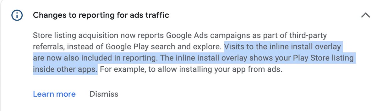 Why did your Google Play Third-Party visits suddenly increase on November 10? Because from that date, Google Ads traffic is finally in Third-Party instead of Explore/Search AND because in-app store listing impressions now count as visits. 

#googleplay #googleads #mobileads #aso