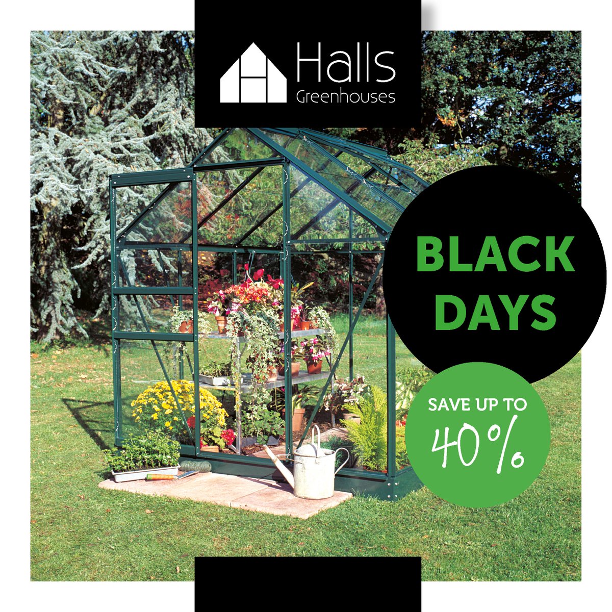 Our Black Friday greenhouse event is on! hallsgreenhouses.com/en-gb/halls-of…