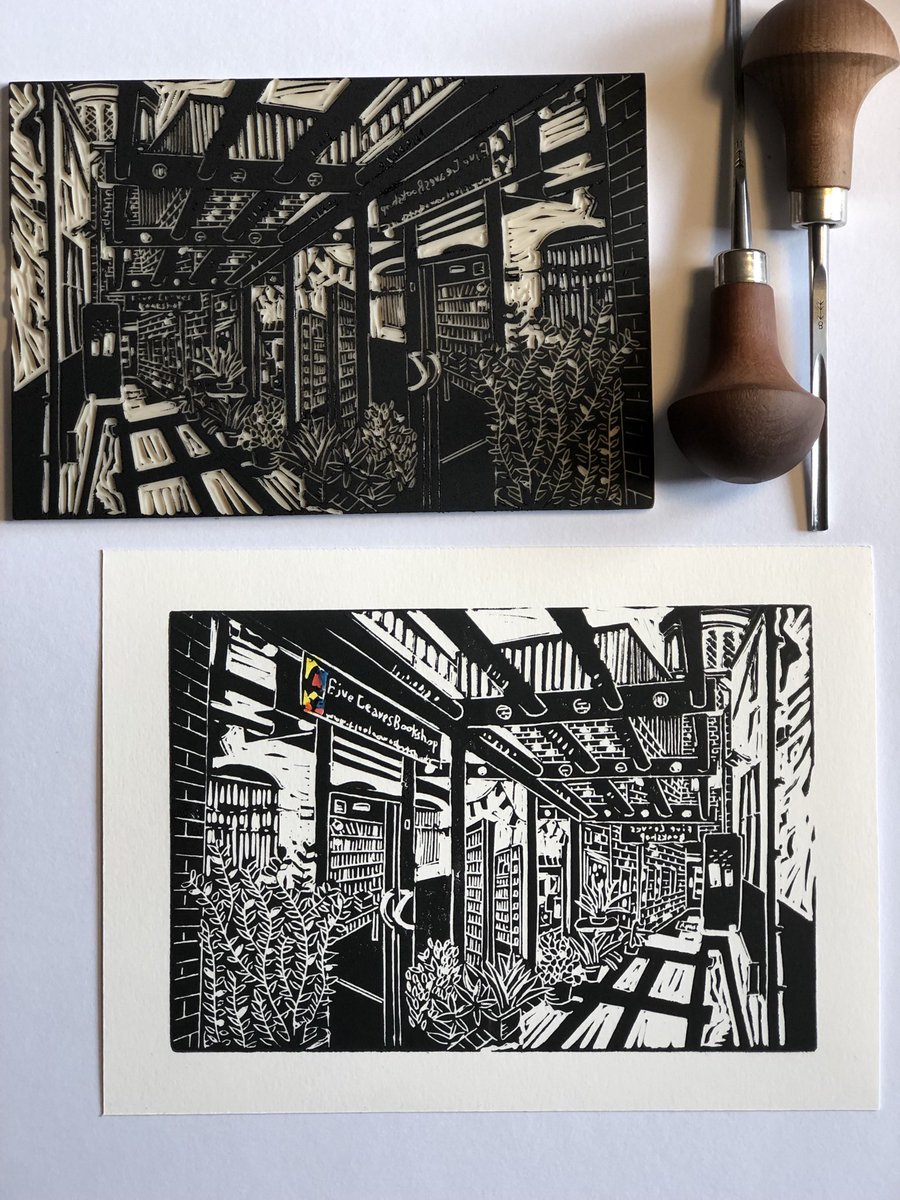 GemmaCurtis15's tweet image. Very much looking forward to running a linocut printmaking workshop at #quietrevolutions @BarbicanCentre @barbicanlib tomorrow. It’s sold out now, but I’ll also be selling linocut prints in the bookshop fair alongside plenty of radical bookshops. Here’s a small selection: