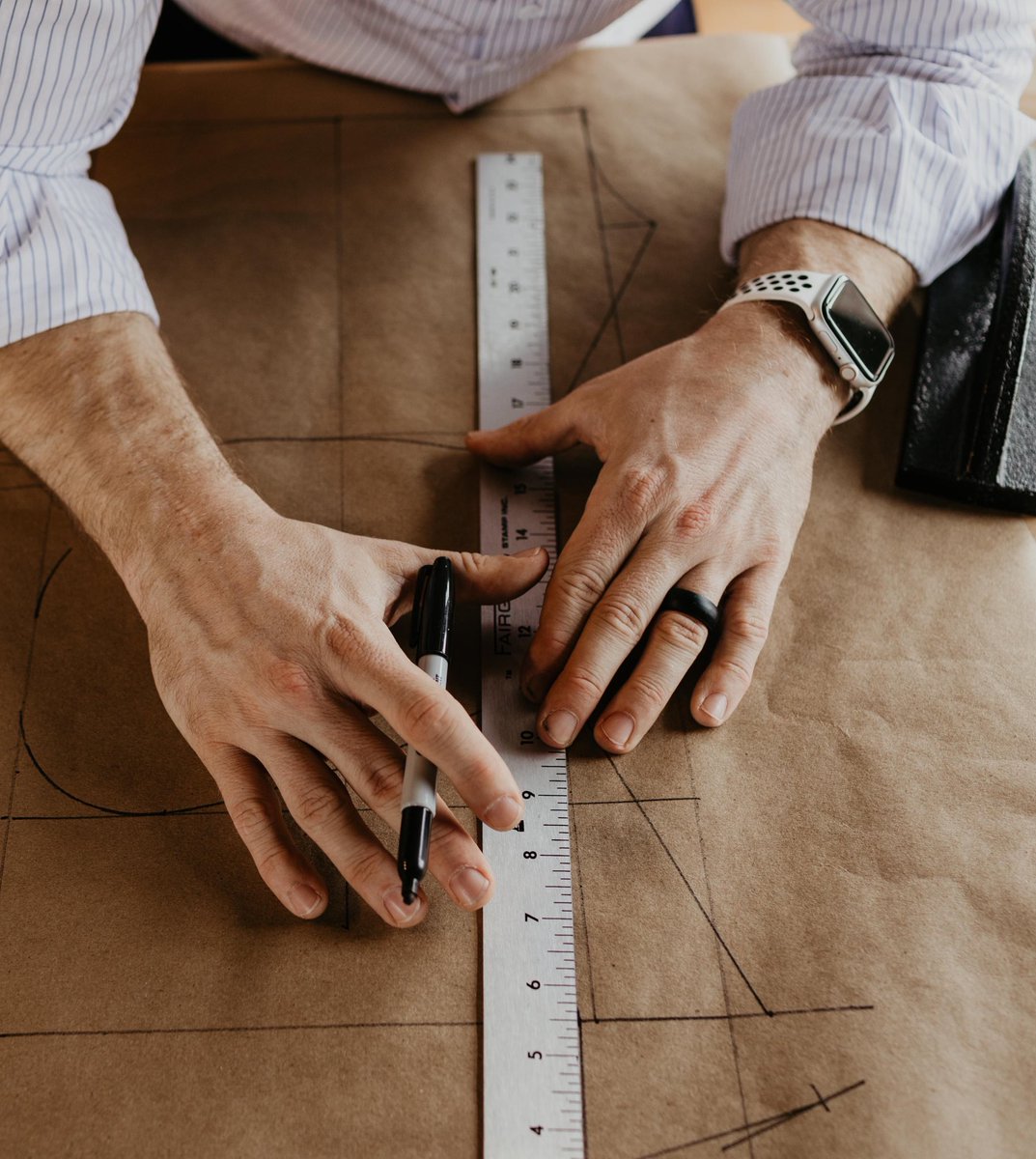 Bespoke pattern making is an art itself.

3d is making it irrelevant from a utilitarian standpoint, but the bespoke community understands the importance of keeping the art alive.