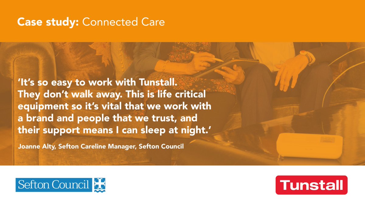 TunstallHealth's tweet photo. Our recent case study with @seftoncouncil explains how we've helped them prepare for a digital future through technology and training.

How can we help you with our training services? ➡ https://t.co/2YNTitpljy https://t.co/FvXraRgauQ