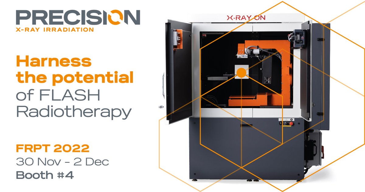 precisionxray's tweet photo. Harness the potential of FLASH Radiotherapy with the SmART+ IB featuring an adaptable window for beamline integration from your proton source. Visit us at @FlashRPT Booth# 04 to find out more!
#FRPT #PrecisionXray https://t.co/Em6CT9iU0F