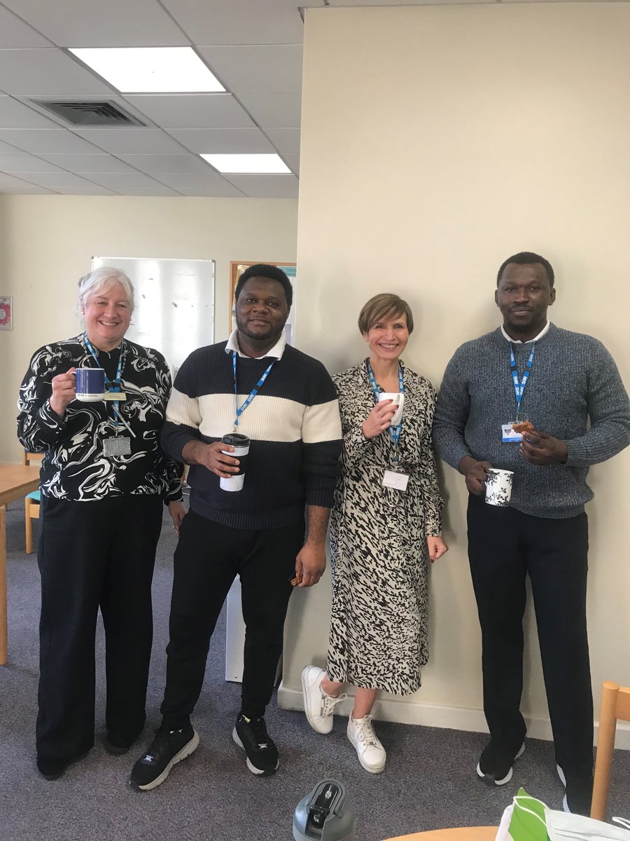 RickyHurley14's tweet photo. Productive 'IR Coffee & Catch Up' with our recent International Recruits Oli and Kennedy @ TRFT Therapy Services #AHPsupport #IRsupport #coffee #flapjack @disimpso @RotherhamNHS_FT @rotherham_ahps https://t.co/3j6xemBqhc