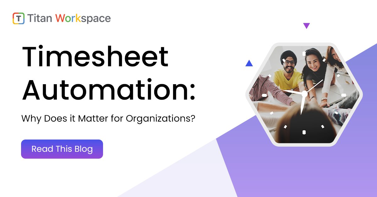 titanworkspace's tweet image. Leverage a technology that functions seamlessly across several platforms to effortlessly track employee working hours.
Learn more about how #timesheetautomation simplifies the tracking process.

Read blog -lnkd.in/dfrfXJiM

#Titanworkspace #timesheets #timemanagement