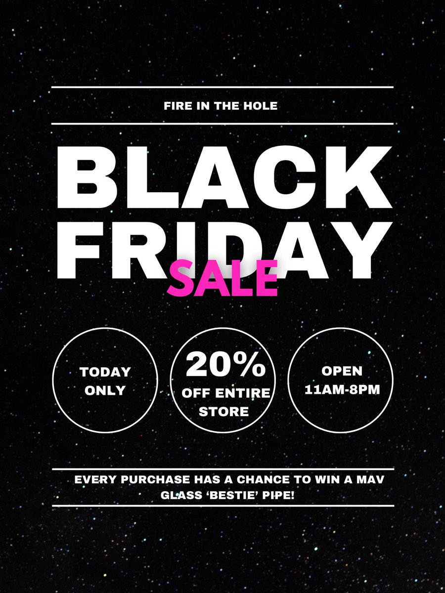 fithknox's tweet photo. We’ll see you soon! 💗🖤💗🖤
#blackfriday #blackfridaysale #knoxville #tennessee #knoxvilletn https://t.co/NSHOTw5Lwk