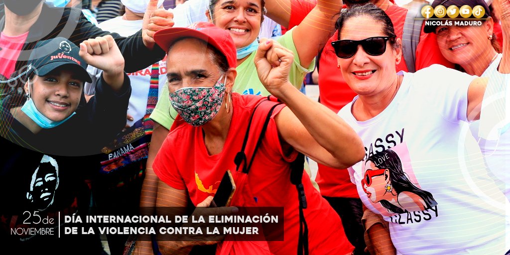 Hoy #25Nov, envío mi abrazo y reconocimiento a todas mis hermanas del mundo. Una oportunidad para visibilizar la lucha contra todas las formas de violencia de género. ¡Falta mucho por hacer en el camino de la liberación de las mujeres! ¡Asumimos la bandera de lucha!