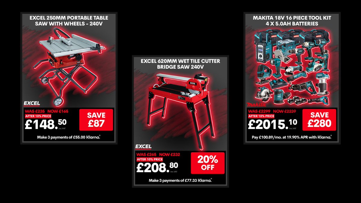 Tools4tradeUK's tweet photo. You will never know until you check it out! 🥰

That's right! It's BLACK FRIDAY!🤩

We're offering 150 deals and 10% OFF on any product you buy! Sounds exciting, don't you think? 

Check it out today- https://t.co/QHCzRuxeTh

#blackfridaydiscount #blackfridayspecials #tools4trade https://t.co/yUTJYxeWPo