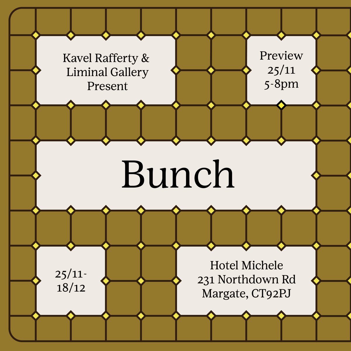 CKSappleton's tweet image. Bunch at Hotel Michele opens today! - mailchi.mp/c38c3783fa50/u…