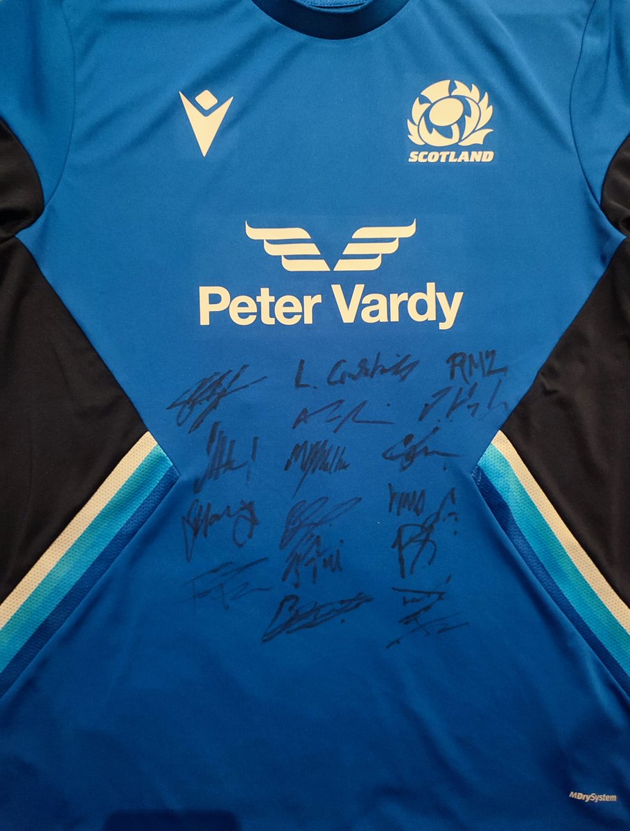 Dollar Glen Football Club (@dollarglenfc) on Twitter photo NEW AUCTION ITEM: We are delighted to have received a donation from one of the current Scotland rugby squad of a SIGNED SCOTLAND RUGBY training top! We have a current bid of £85. Raising funds for our under 9's team. <a href="/happyeggshaped/">Happiness is Egg Shaped</a> <a href="/ScotRugbyPod/">Scottish Rugby Podcast 🏳️⚧️</a> <a href="/thistlerugbypod/">Thistle Scottish Rugby Podcast</a> NEW AUCTION ITEM: We are delighted to have received a donation from one of the current Scotland rugby squad of a SIGNED SCOTLAND RUGBY training top! We have a current bid of £85. Raising funds for our under 9's team. <a href="/happyeggshaped/">Happiness is Egg Shaped</a> <a href="/ScotRugbyPod/">Scottish Rugby Podcast 🏳️⚧️</a> <a href="/thistlerugbypod/">Thistle Scottish Rugby Podcast</a>