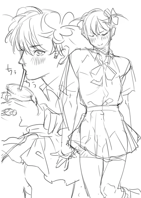 たまに描きたくなるw
みんつさんの呪いですね❤ 