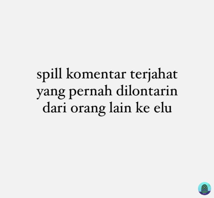 💚 sender ngerasa bahwa hari ini hari terburuk sender