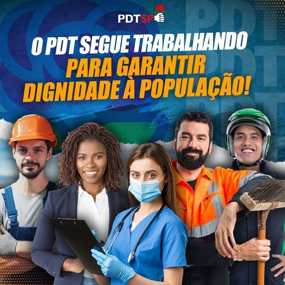 sp_pdt's tweet photo. O PDT trabalha desde o seu surgimento em benefício do povo brasileiro! A luta para garantir dignidade, direitos e soberania para o Brasil é um compromisso do PDT com a população do nosso país!
#pdtsp https://t.co/zh6eQW3Jgx